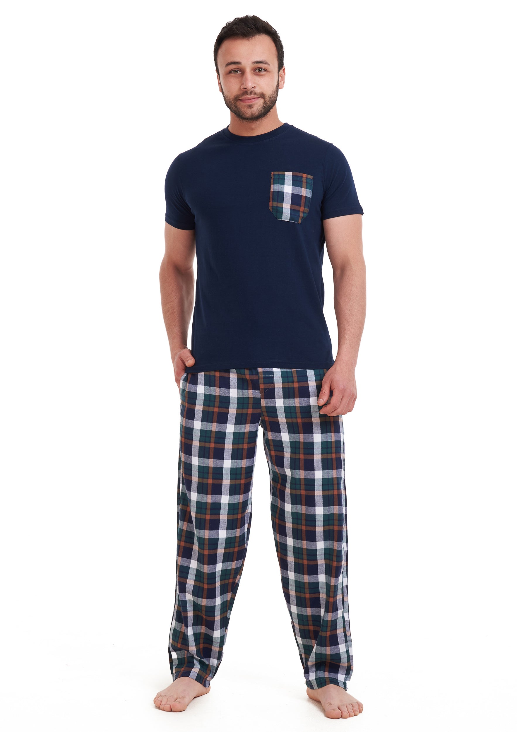 D.Blue Checkered pajama